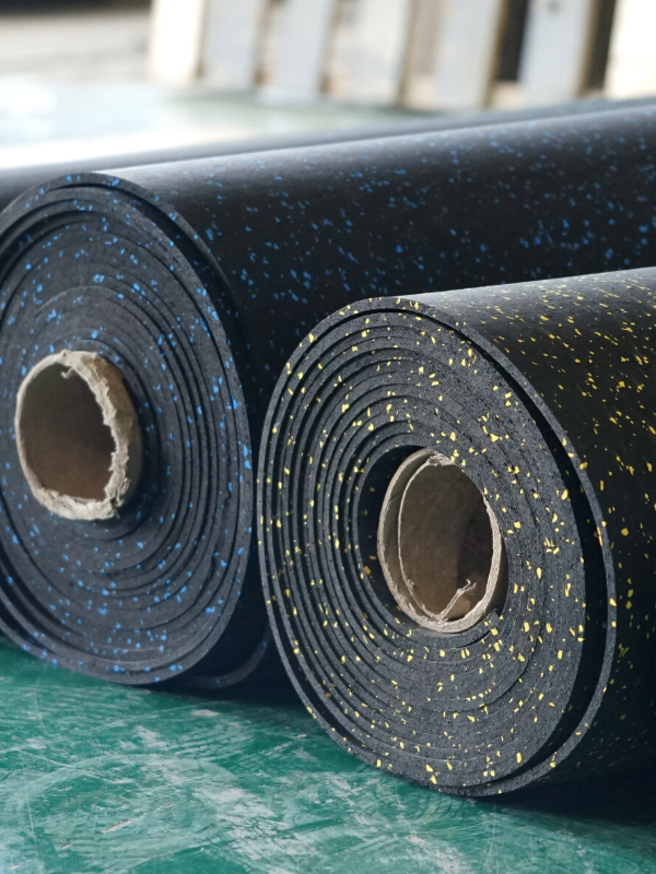 Rubber Floor Roll 12,5m² · 6mm to 8mm