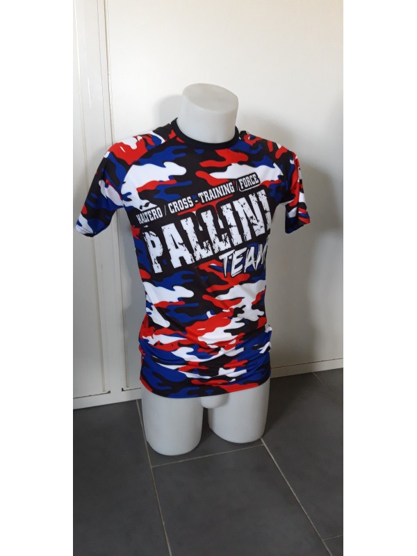 t shirt camouflage bleu
